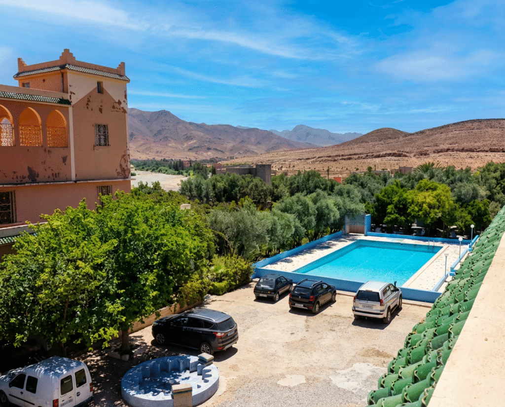 Auberge Targa Taliouine Panoramic View Enhanced