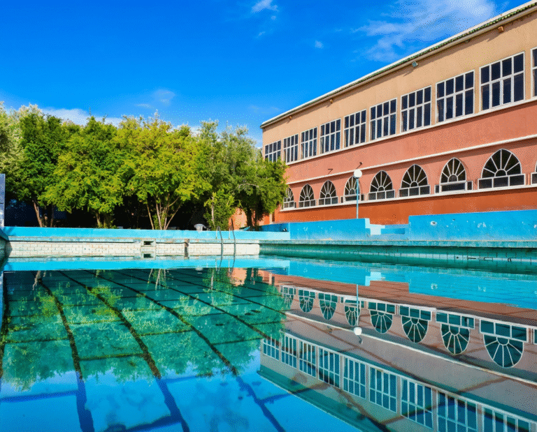 Auberge Targa Taliouine Pool Building View Enhanced